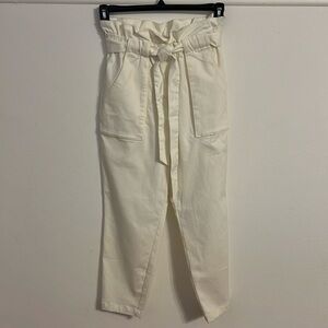 Brand New: BCBG Off White Paperboy Trousers